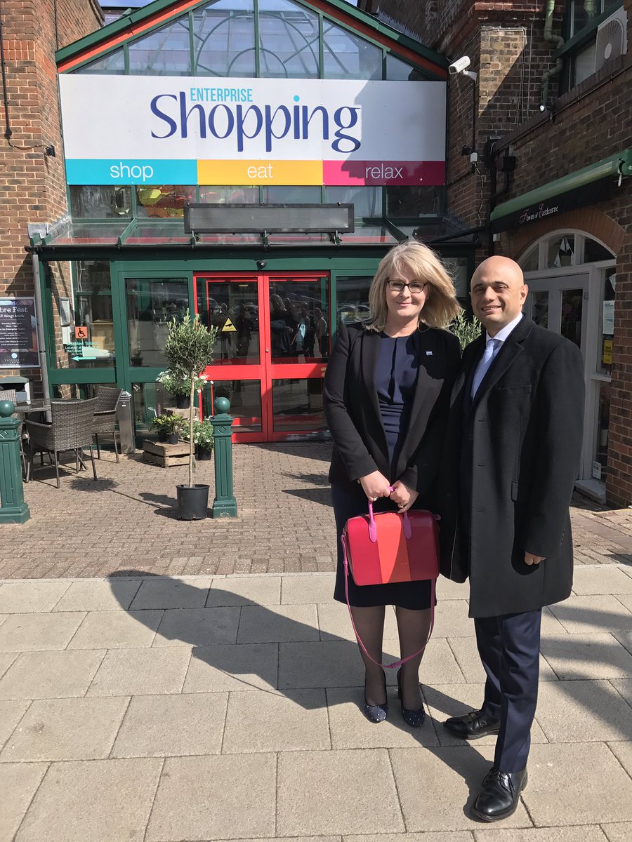 Our candidate for Upperton in the forthcoming county council election <a href="/maximimusmutt/">historyhippy</a> with <a href="/sajidjavid/">Sajid Javid</a> at @EnterpriseEbo