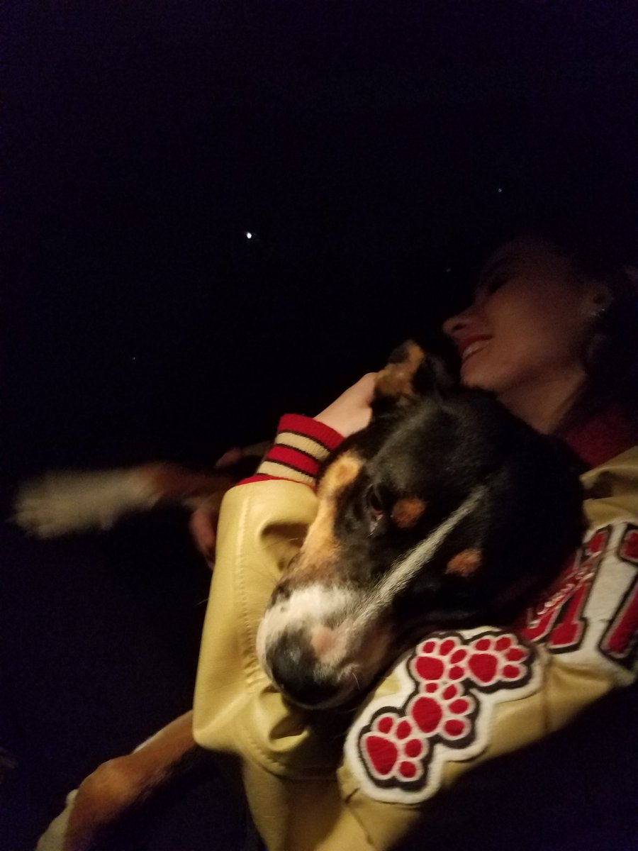 teacake02's tweet photo. The reason I'm going to college: so I can give my dog a good life, the life she deserves. #avoidthestampede #puppylove https://t.co/uRv2jR4weE