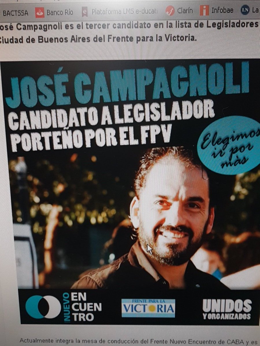 ferbeg59's tweet photo. @radiomitre Aqui esta el Campagnoli que aparece en las anotaciones que incriminan a #Protocar
Tenia que ser del #FPV 
#JoseCruzCampagnoli https://t.co/VZpppMD9Pe