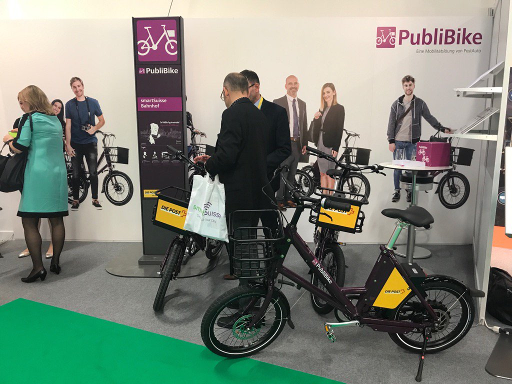 patrickgutter's tweet image. Die #Post hat ihre eigene Elektro-Lösung und setzt auf #ebikes auf das #PubliBike #Smartsuisse #smartregiobasel