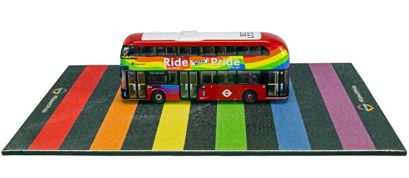 rainbow bus toy