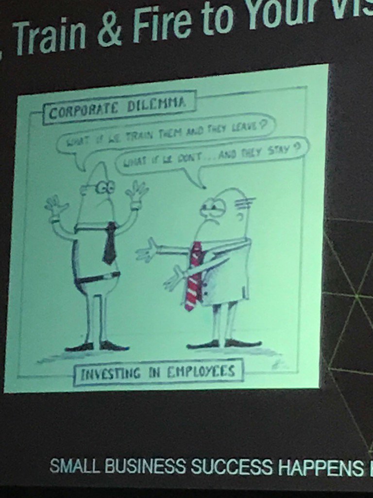 Leaders invest in their people #development @hgoldenh #ICON17