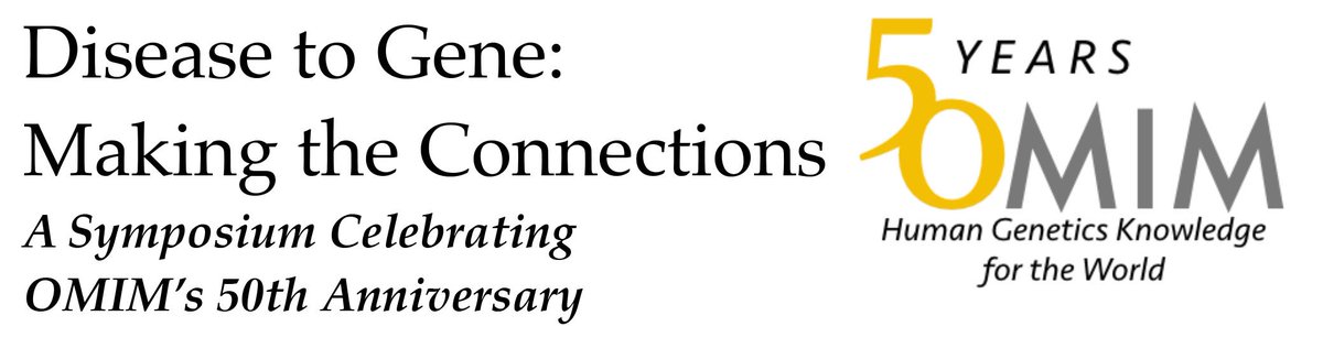 Save the Date! May 4, 9am-4:15pm Symposium to celebrate <a href="/OmimOrg/">omim.org</a> 50th Anniversary. Join us at JHUSoM W.Lecture Hall, Wood Basic Science Bldg