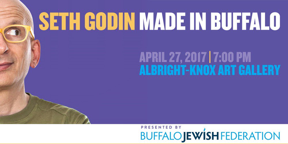 Buffalo AKG Art Museum (@buffaloakg) on Twitter photo We're proud to welcome our guests for <a href="/buffalojewish/">Buffalo Jewish Federation</a>'s "Made in Buffalo" event with Seth Godin tonight. <a href="/ThisIsSethsBlog/">Seth Godin</a> #BuffaloJFed We're proud to welcome our guests for <a href="/buffalojewish/">Buffalo Jewish Federation</a>'s "Made in Buffalo" event with Seth Godin tonight. <a href="/ThisIsSethsBlog/">Seth Godin</a> #BuffaloJFed