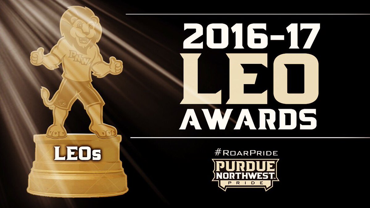 PNWathletics's tweet photo. Tonight's the night! First annual Leo awards at 6pm in Dworkin Center! 🦁🏆🎟🎙✨✨#RoarPride #Leos2017 https://t.co/oSu7UJtZtD