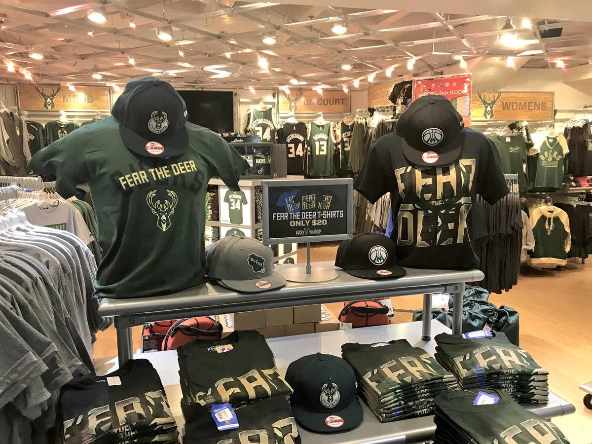 The @BucksProShop at the @BMOHBC is open until 3:30pm today for all your Game 6 needs!! #FearTheDeer https://t.co/F740ksGCmr