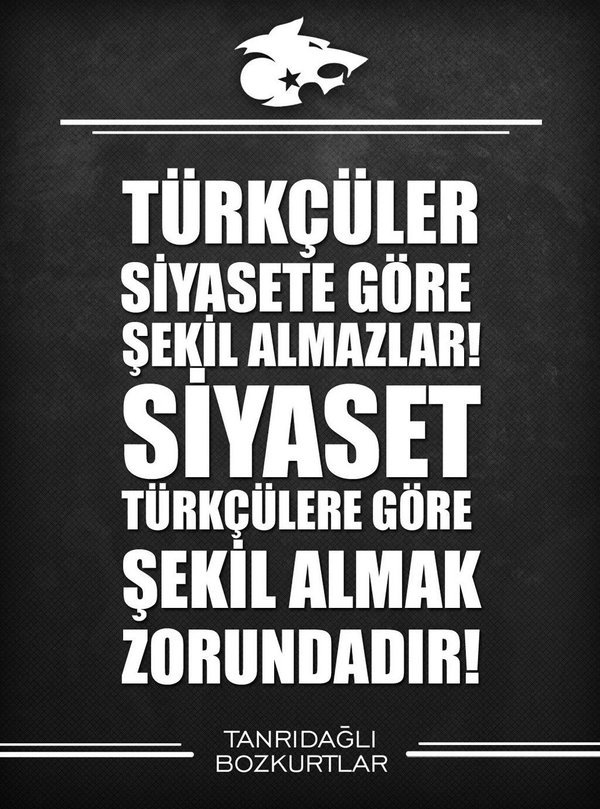 Zaten hep Hilal in kaderi budur
Arada Önünde Bulutlar Durur
Bir RÜZGAR Eserse HİLAL Kurtulur
@MERAL_AKSENER
Ülkücünün LİDERİ 
#SeviyorumOnu
