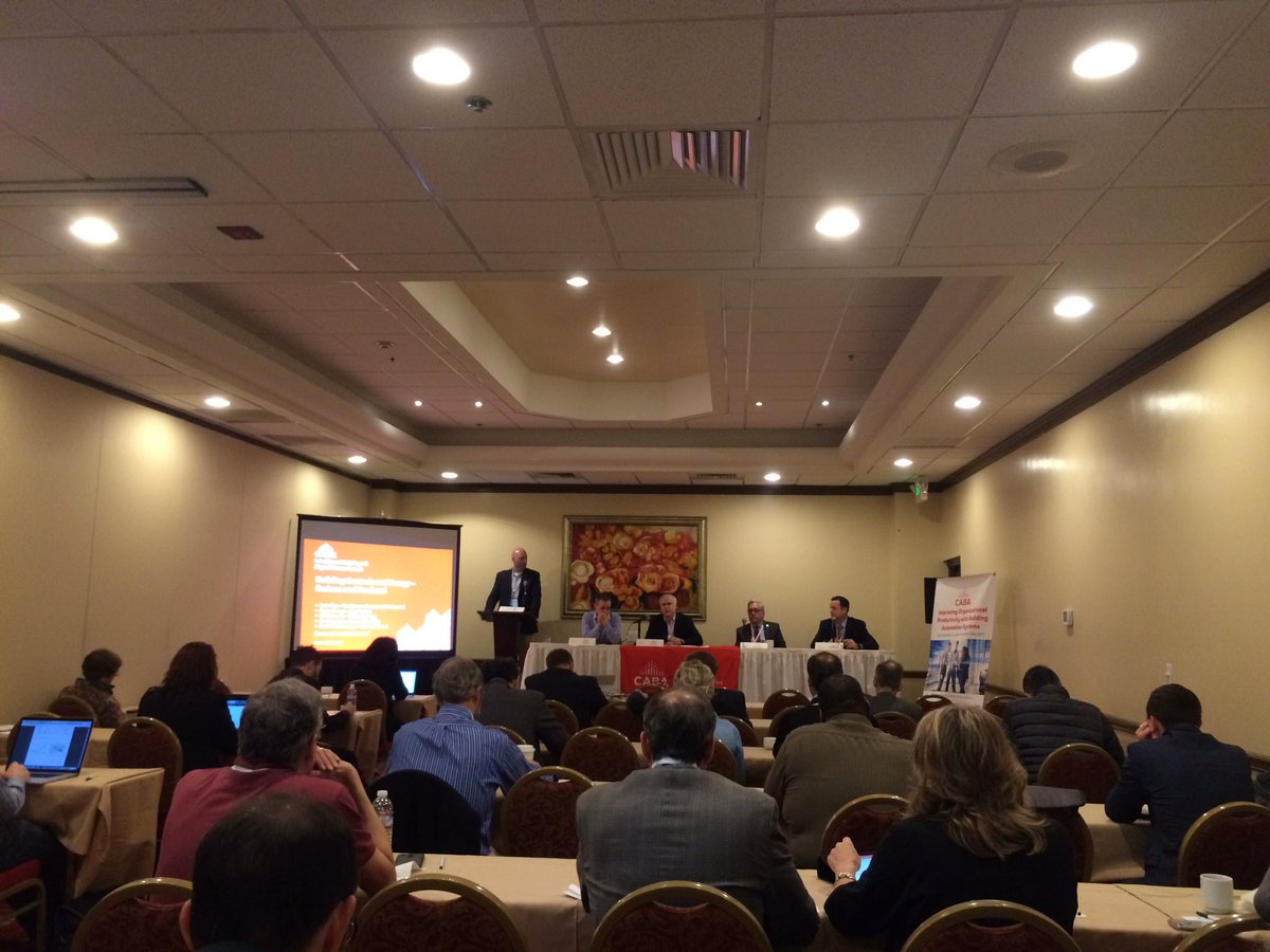 MatthewTCable's tweet photo. How can smart building controls affect energy consumption and staff productivity? Learning with @caba_news at this years intelligent forum https://t.co/xWDt5fKMDs