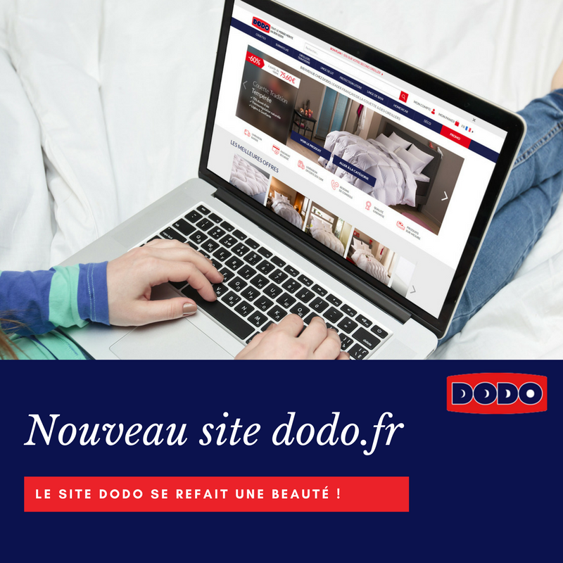 Nouveau design de notre site #dodo ! N'hésitez pas à nous donner votre avis :)