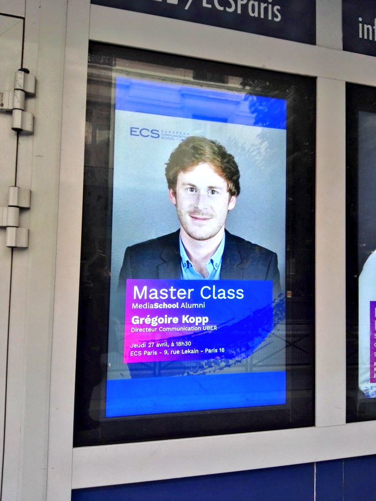 alumni_ecs's tweet image. La #EcsMasterclass de @_GRK c&apos;est maintenant à l&apos;@ECSParis !