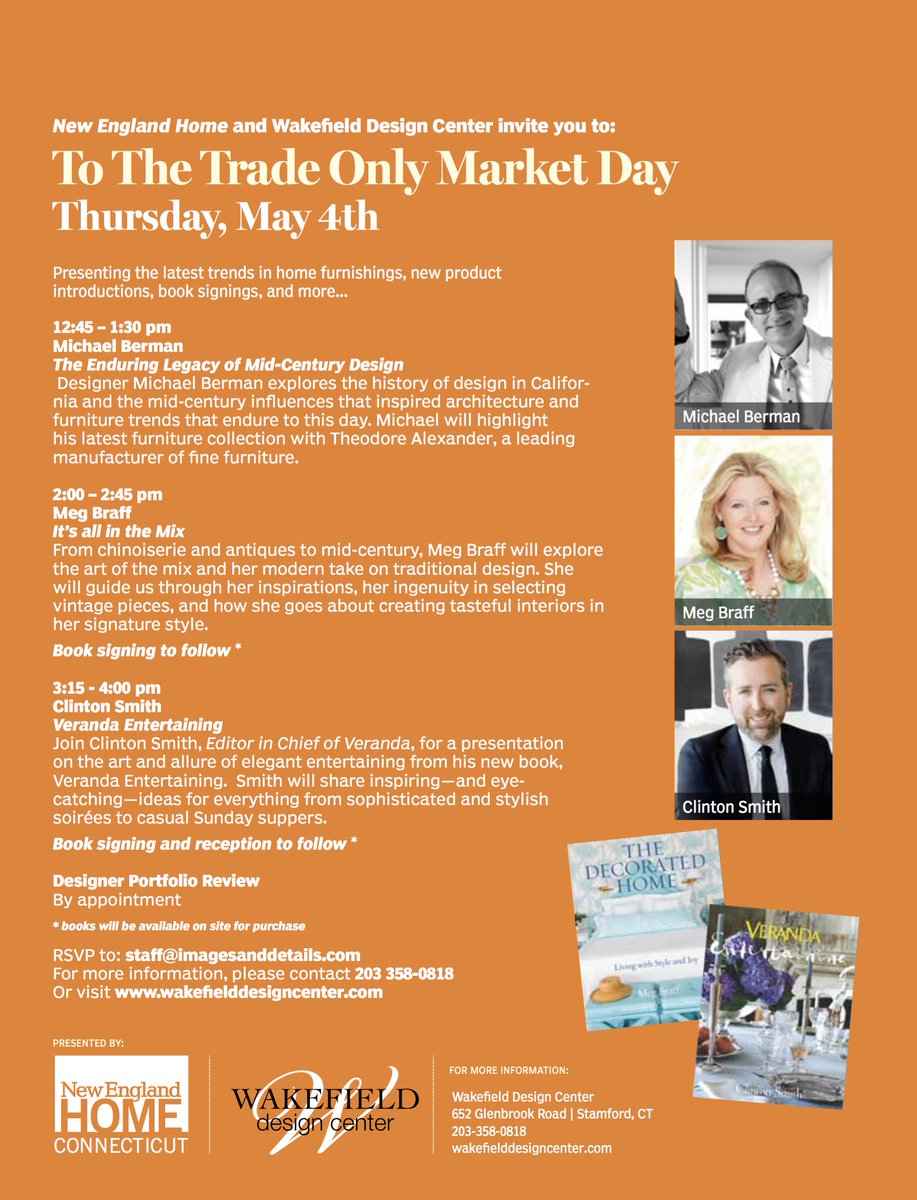 One week till \ To The Trade Only Day <a href="/WakefieldDesign/">Wakefield Design Ctr</a>! Remember to RSVP! #interiordesign #Designers