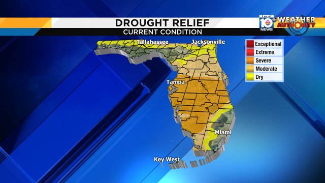 After Sunday's record-breaking rainfall, east areas in #SouthFlorida are no longer in a #drought.  #Flwx https://t.co/qsqWFXzSTW