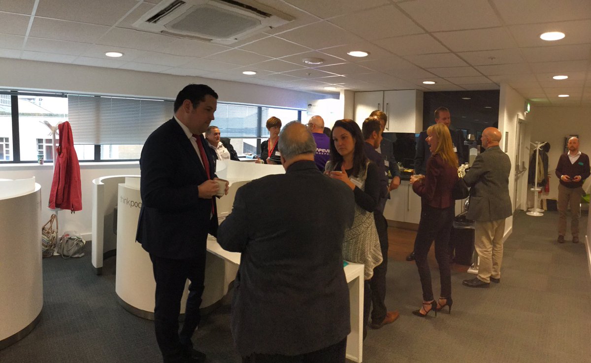Just getting started with @Chamber_Devon #networking @RegusDrake #drakecircus