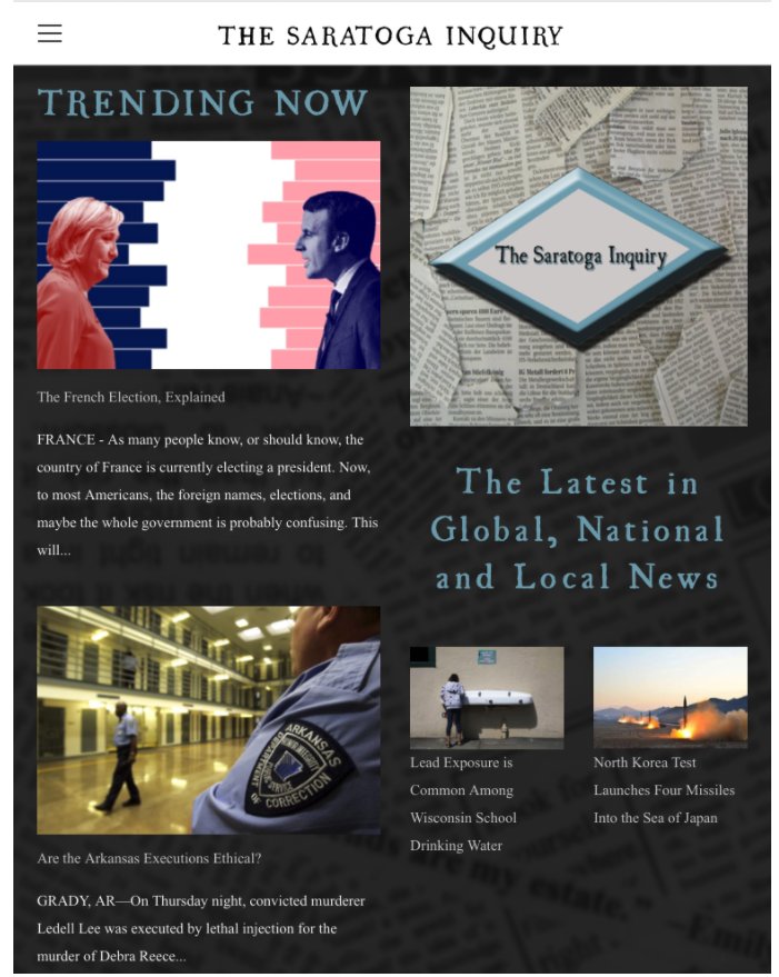 edUcation_frwd's tweet photo. Check out this BRAND NEW &amp; AMAZING Student-Run Newspaper!! @SaratogaInquiry https://t.co/SqA0v1eosZ @waukeshaschools @Qustudents @FLIGHTSDW https://t.co/Gl7hhLQYDA