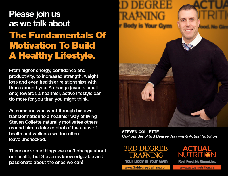 Chamber BizUnder40 (@bizunder40) on Twitter photo Get to know the Personal Wellness Panel fitness expert: Steven Collette, Co-Founder of <a href="/3rd__degree/">3rd Degree Training</a>. More info at: goo.gl/tSabOn Get to know the Personal Wellness Panel fitness expert: Steven Collette, Co-Founder of <a href="/3rd__degree/">3rd Degree Training</a>. More info at: goo.gl/tSabOn