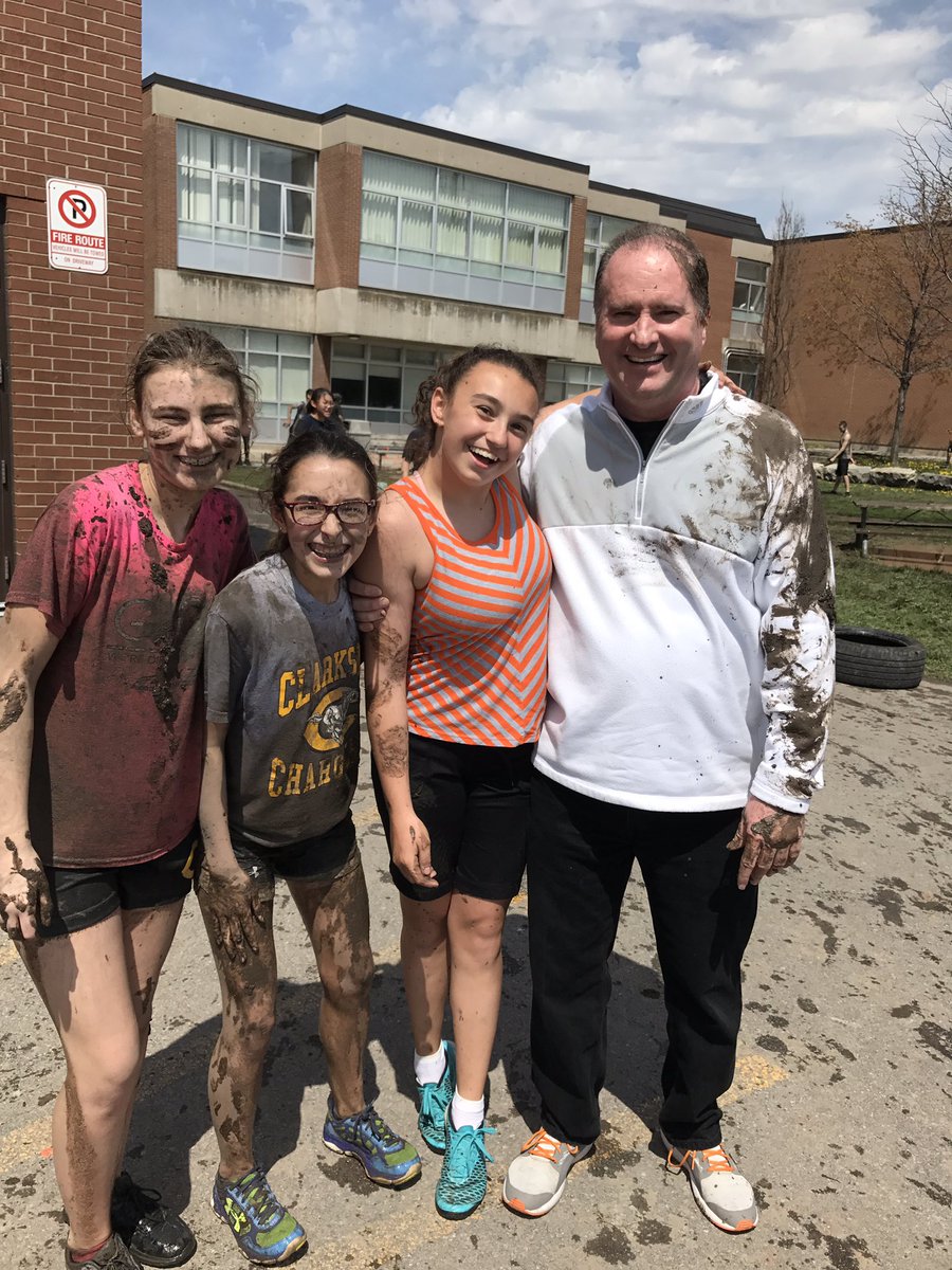 Even if you don't run... you might get dirty! Sorry Mr.McLaughlin
