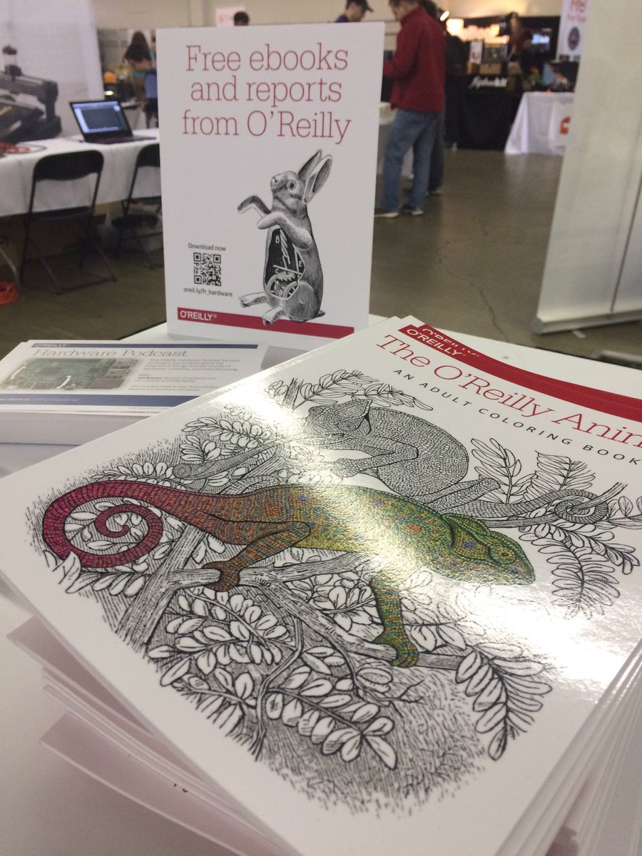OReillyMedia's tweet image. Create your own animal menagerie—in color with the #OReillyDesign adult coloring book oreil.ly/coloringbook