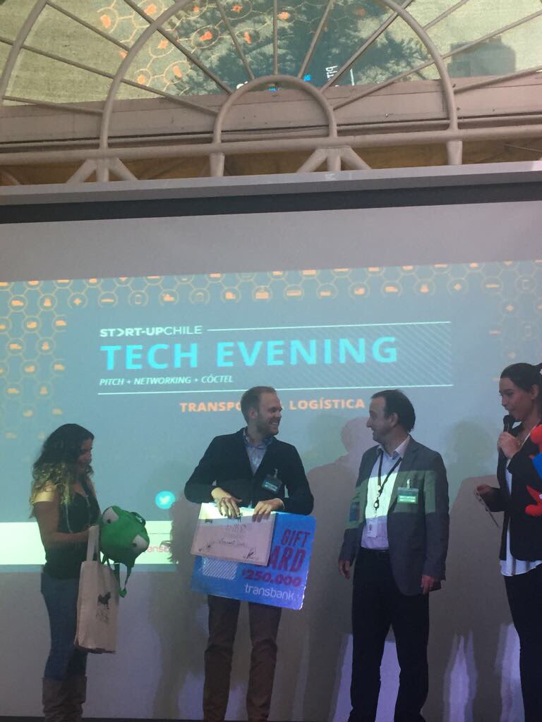 Muchas felicidades a <a href="/recorridoCL/">recorrido</a>  por el 1er lugar en #TechEvening  👏🏻👏🏻👏🏻👏🏻 <a href="/startupchile/">Start-Up Chile by Corfo</a>