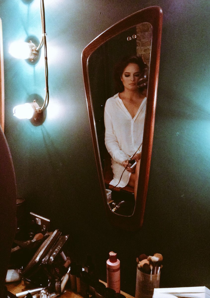 #TBT the gorgeous <a href="/BinkyFelstead/">Alexandra Felstead</a> getting prepped by <a href="/BusterKnight/">Buster Knight</a> for my video m.youtube.com/watch?v=35AeNC… #DanceTheNightAway 💃❤️🤗💅💋