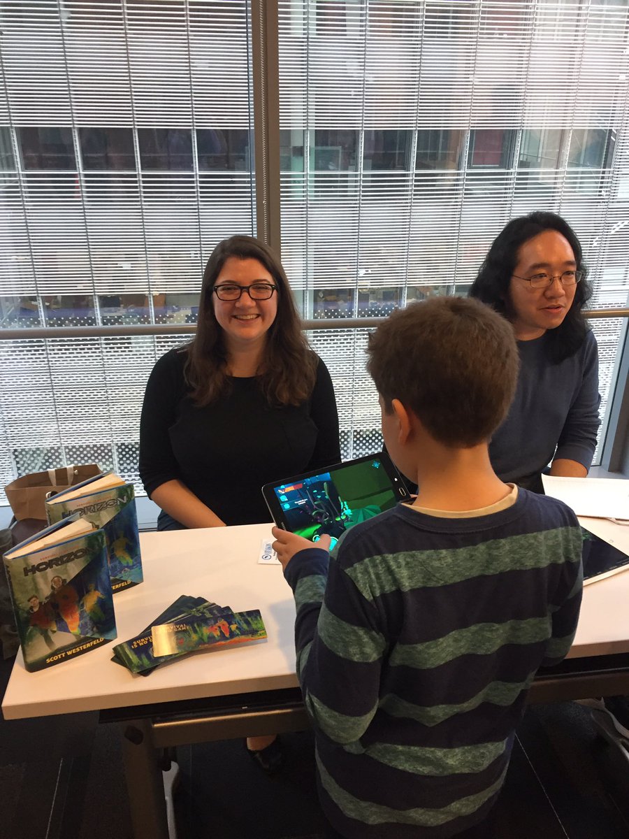 Playcrafting's tweet image. Scholastic's game: Horizon Download on ios or Android! #PlaySpring @MicrosoftNY