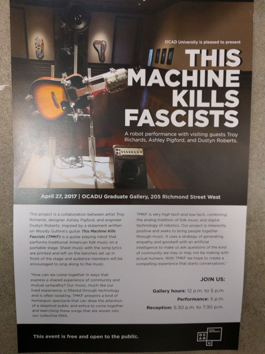 In Toronto? Come by OCAD!