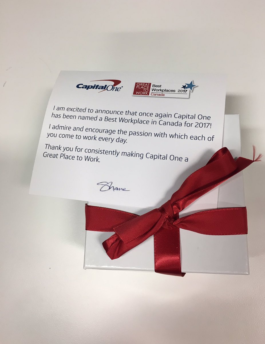 christina_mc2's tweet photo. Honored to work at Capital One! #GPTWAwards #lifeatcapitalone https://t.co/ny5t2kctlp