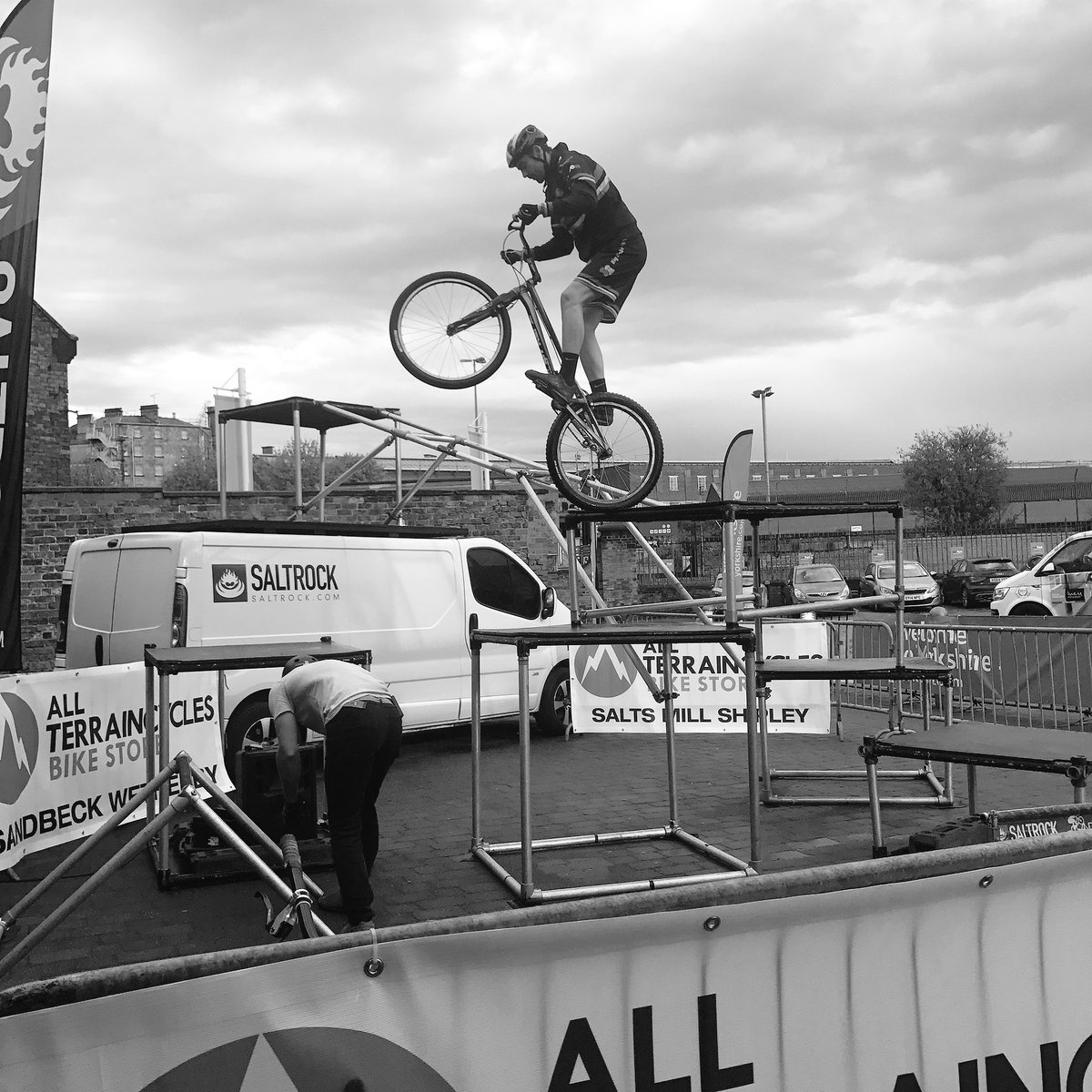 At the eve of tour launch for <a href="/letouryorkshire/">Tour de Yorkshire 🚴</a> excited to see a <a href="/jackcarthy/">jack carthy</a> demonstration. Coming to Tad Saturday! <a href="/letouryorkshire/">Tour de Yorkshire 🚴</a>