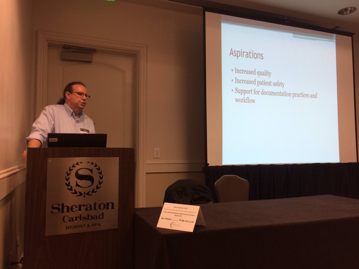 virnalittle's tweet photo. @forFamilyHealth Ben Clemens "have aspirations for decision supports ! #infoM17 https://t.co/HrZzFaOs52