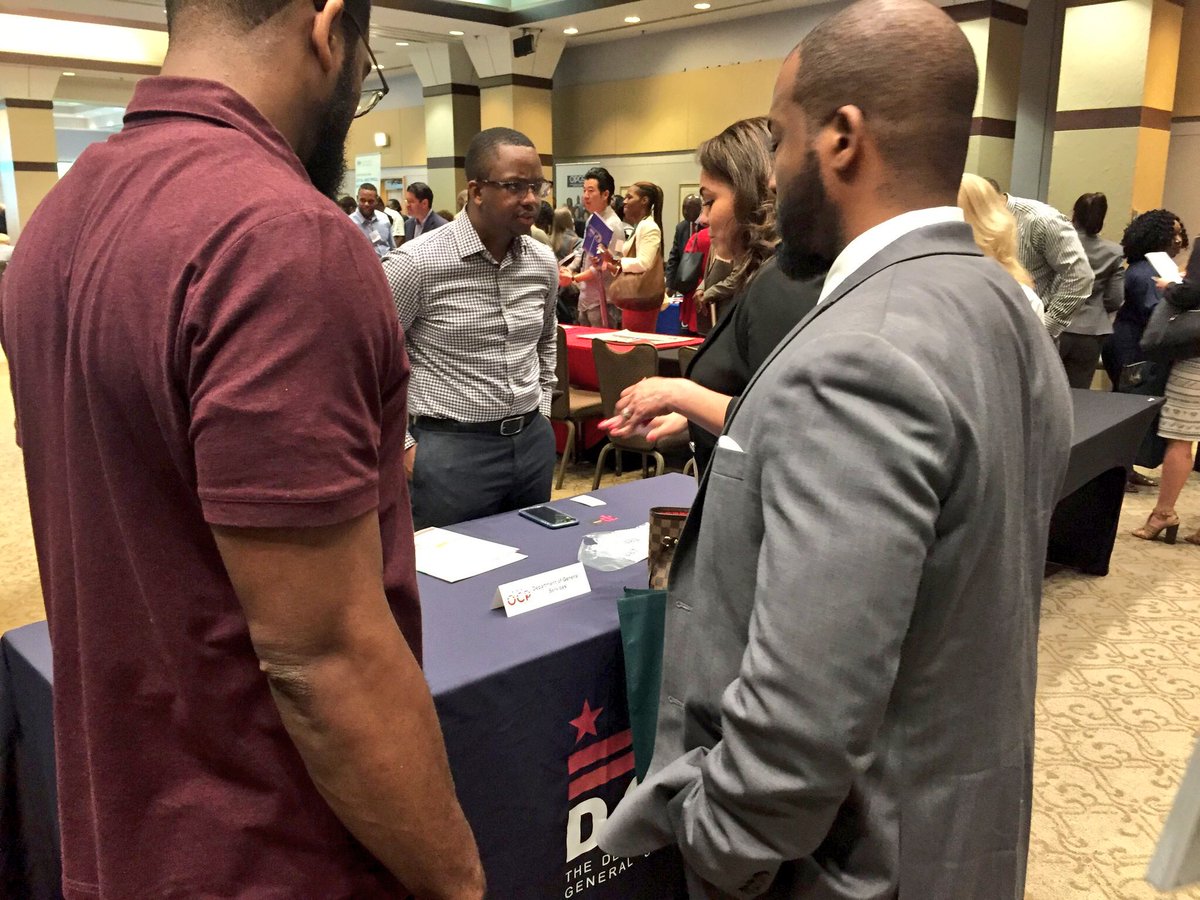 DCDGS's tweet photo. DGS enjoyed engaging with all the District vendors that are ready to #workwithDGS. Great job @DCGOV_OCP on the #DCBuys2017 Event! #elevateDC https://t.co/FxqTrd0gSb