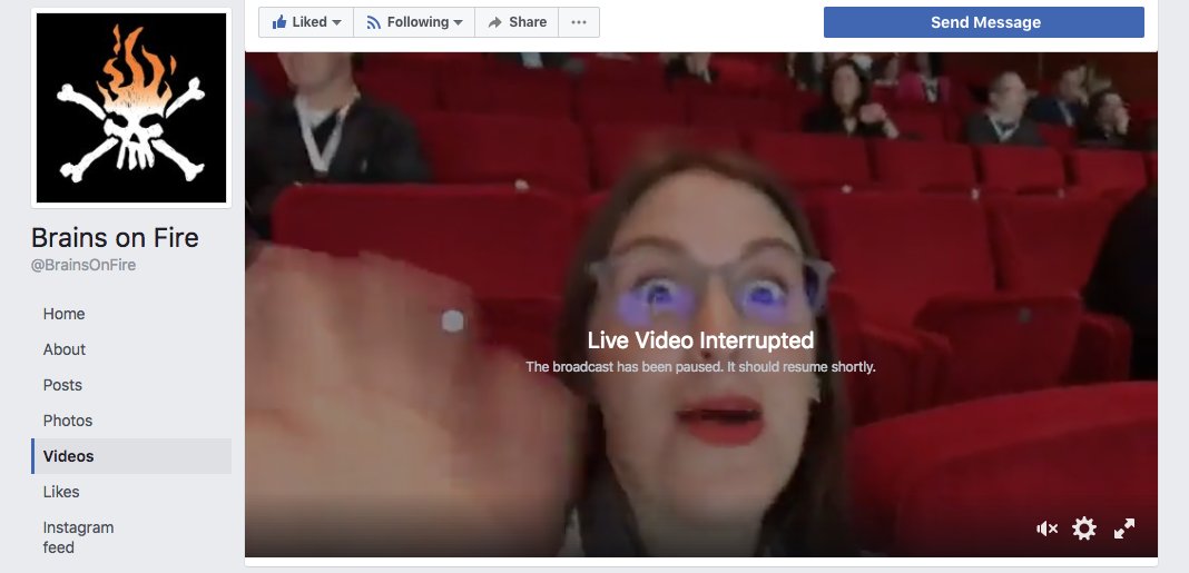 Looks like <a href="/moe__rice/">Moe Rice</a> got a little excited over Facebook live-ing <a href="/genochurch/">Geno Church</a> at #WOMMASummit