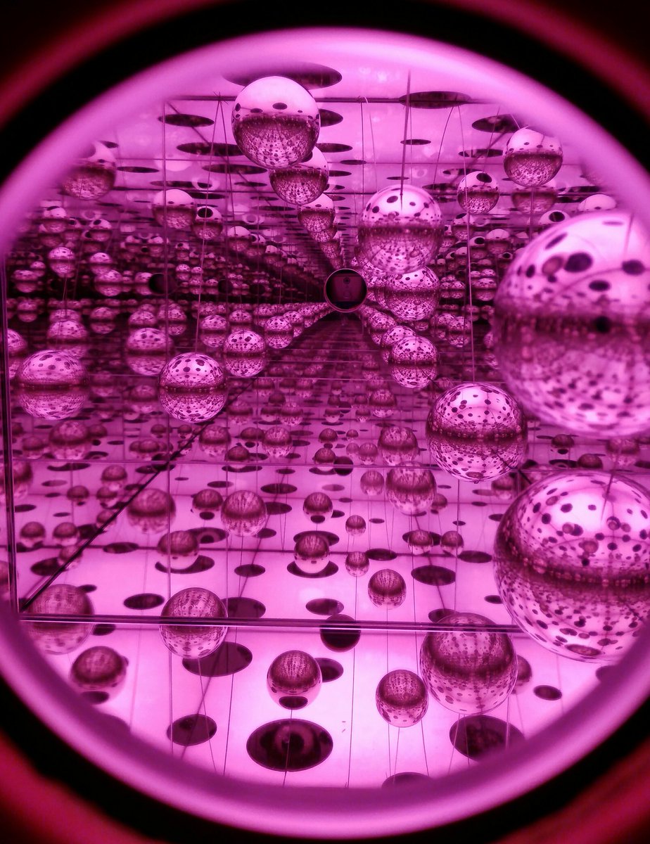 S_c_Foltz's tweet photo. Kusama exhibition at @hirshhorn is amazing #art #jhudc #becameamemberforthetickets https://t.co/gw32vPOPbT