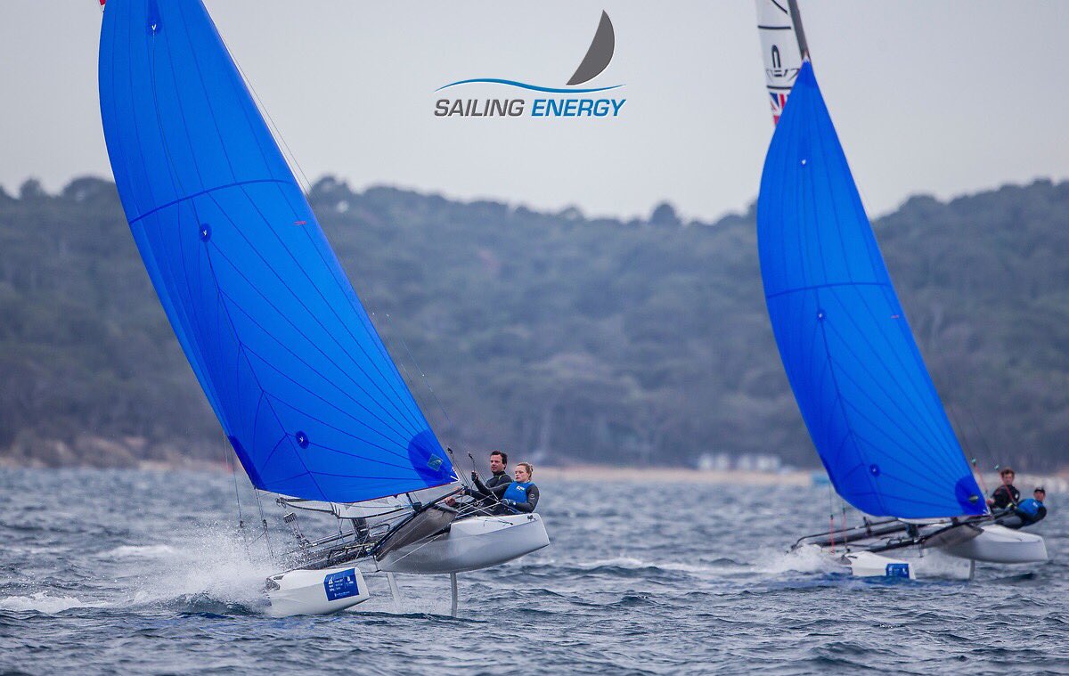 Don't want to make too much of a habit of it, but a very solid set of results today 4,4,4 and now 4th overall. Super fun sailing today! Yew🤙