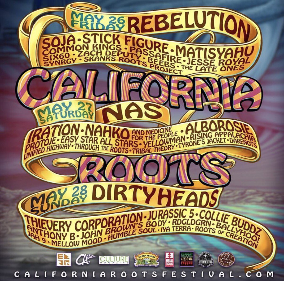 SurfRootsRadio's tweet photo. So excited for Caliroooots! Memorial Day weekend we'll be there filming for Surf Roots TV 🎶📺🎶 Tix --> https://t.co/NkNhOHO0lW @Calrootsfest https://t.co/oAAEZoQKeU