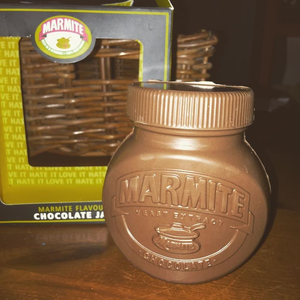 The last of the Easter stash. Not a traditional egg  but that's how we like it. #onodxb #marmite ift.tt/2p8yUux