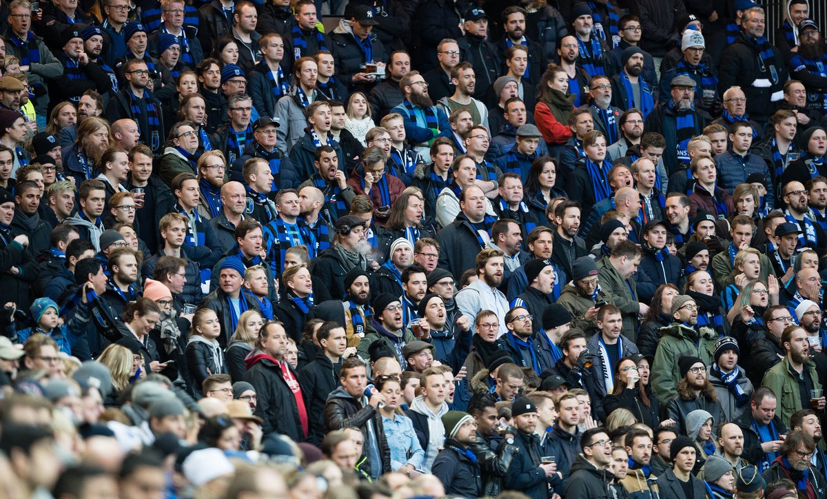 siriusfotboll's tweet photo. Bortasektionen var i alla fall fullpackad. Tack för stödet och på återseende på Studan på måndag! #UpplandärBlåsvart https://t.co/MwlGgTgThK