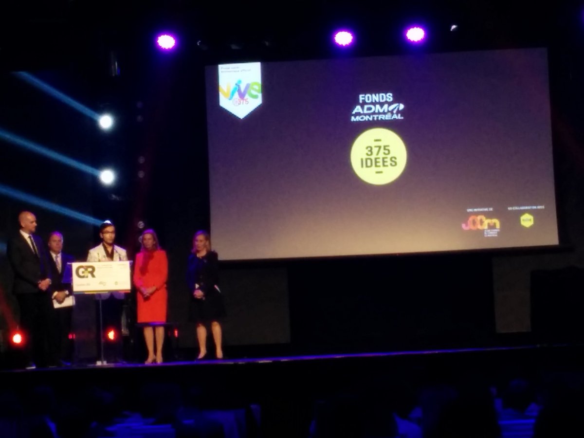 ModeQc's tweet image. Nouveau fonds pour tester son idée, pré démarrage en collaboration @jccm_mtl  et Aéroport de #Montréal de 200 000$. #GR2017 #Montreal375