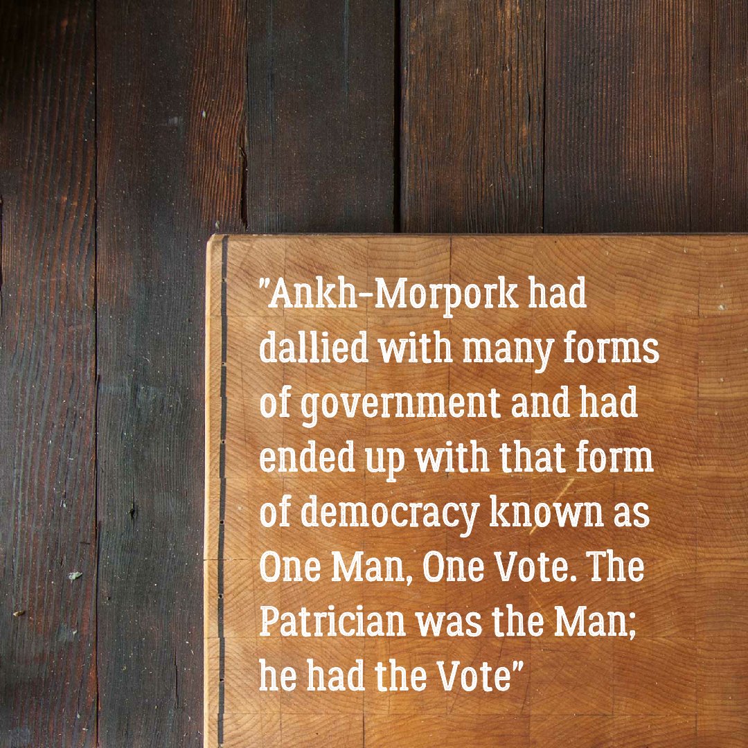 Linked2Memories's tweet image. With the election coming up, this #terrypratchett quote shows the only way politics can be simple #vetinari #havelock #discworld #politics