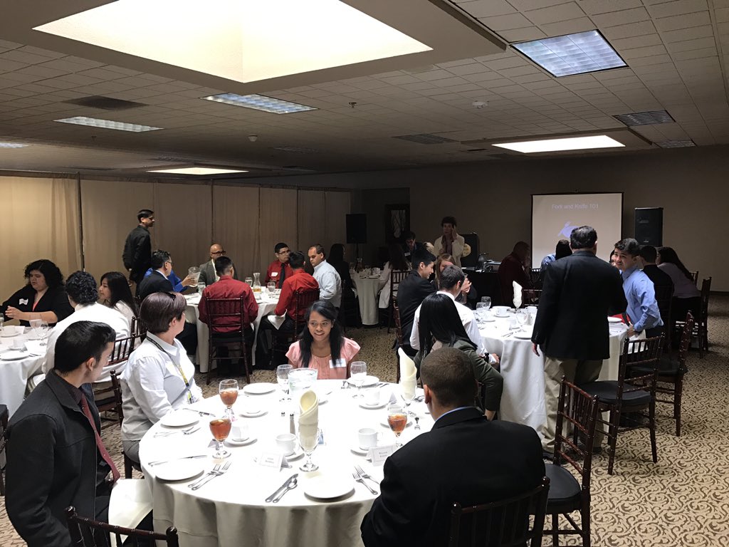 Turlock High School "Transitional Partnership Program" student etiquette meal training!