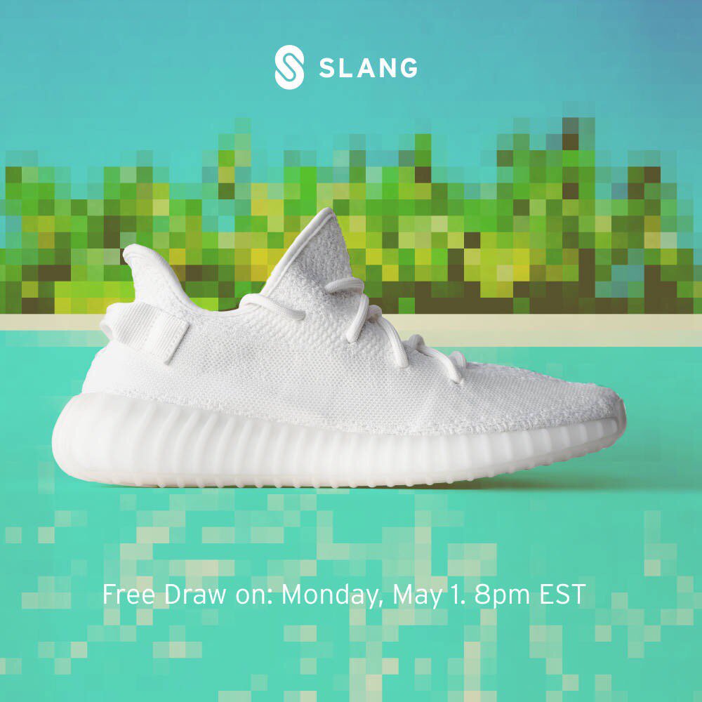 Win this "Yeezy Boost 350 V2 'Cream'" in the free weekly draw on Slang · yo.slng.co/d_alex_siao_Gg…
