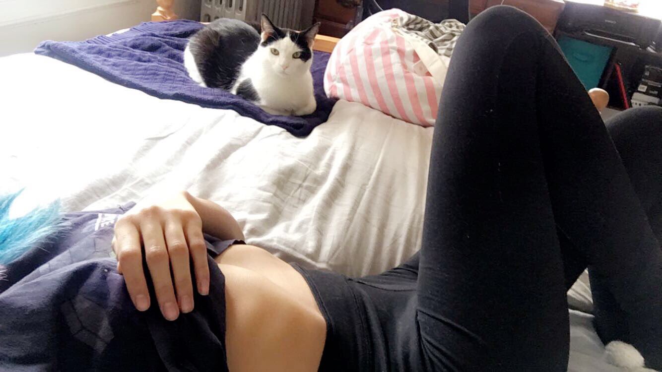 lolitarebelle Littlest cat! I'm leaving  him alone for the weekend :( $30 https://t.co/nLN2mJzxab for a month of  snap, see what Alfa and I get