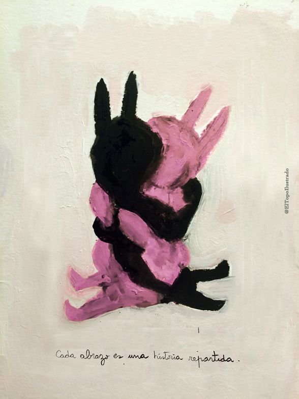 ElTopoIlustrado's tweet image. Cada abrazo es una historia repartida. #EDG17