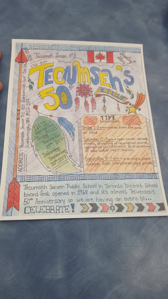 Tecumseh Sr Ps will be celebrating their 50th anniversary on Saturday September 30th feel free to join us!!! #Tecumseh50th