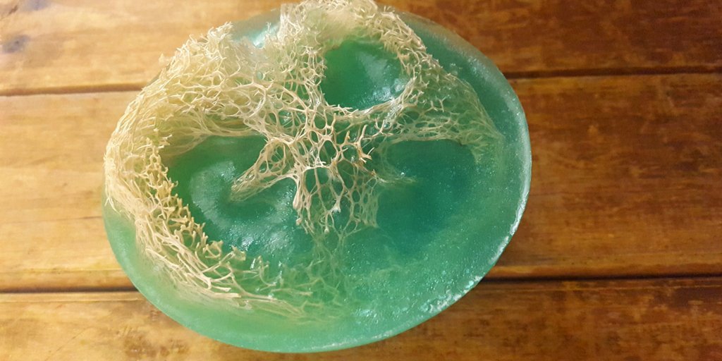 #honeydew and #greenapple #luffa #soap will #exfoliate #roughskin bit.ly/2dGyfrs #green #loofa #skincare #spring #footsoap #soap