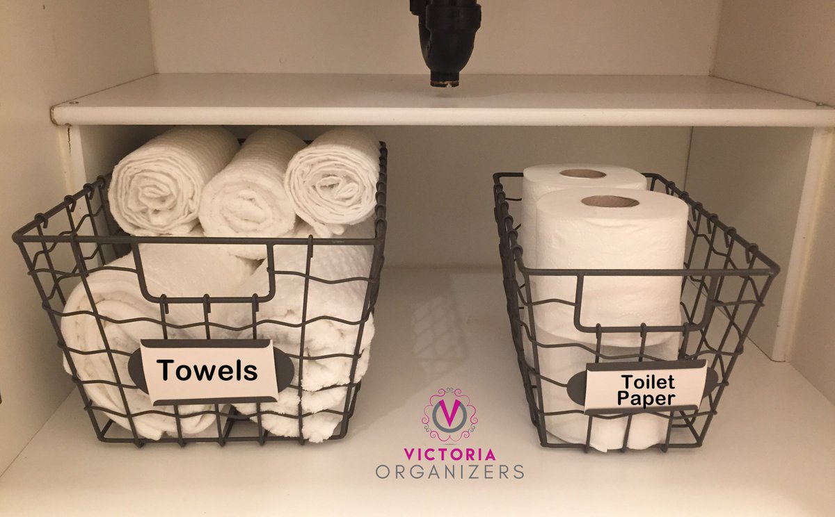 Under the sink organization #victoriaorganizers #organizedlife #organizedhome #organizedbathroom  #tidy #tidybathroom #yyj #victoriabc