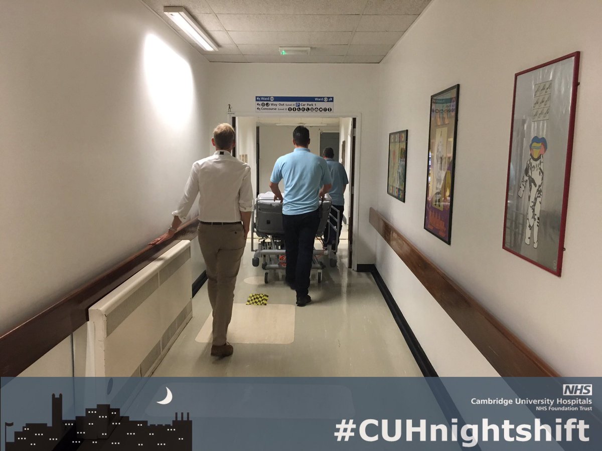 CUH_NHS's tweet photo. Our porters can walk up to 15 miles a night! #CUHnightshift https://t.co/T28CpGzRrO