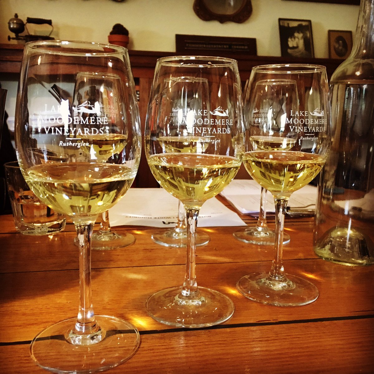 Bottoms up! First tasting of the day for Escape and Unearth with the winemakers of Rutherglen #winerutherglen <a href="/theweeklytimes/">The Weekly Times</a>