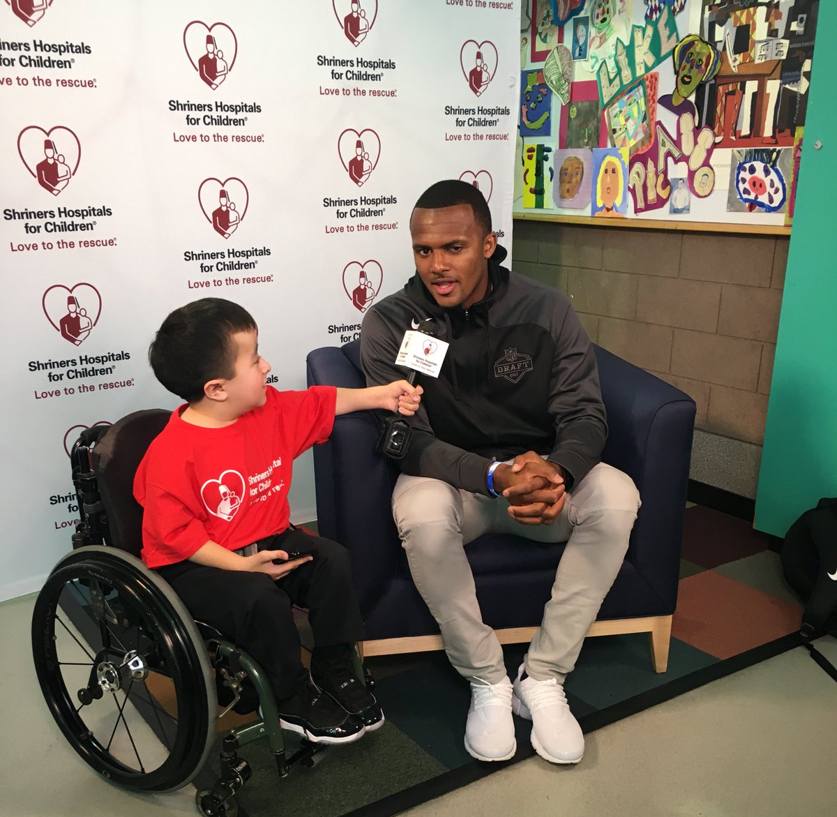 Shriners Children's (@shrinershosp) on Twitter photo Congrats <a href="/deshaunwatson4/">Steam Dream</a> Thank you for visiting <a href="/shrinershosp/">Shriners Children's</a> @aleccabacungan4 #NFLDraft2017 @houstontexans @clemsonFB Congrats <a href="/deshaunwatson4/">Steam Dream</a> Thank you for visiting <a href="/shrinershosp/">Shriners Children's</a> @aleccabacungan4 #NFLDraft2017 @houstontexans @clemsonFB