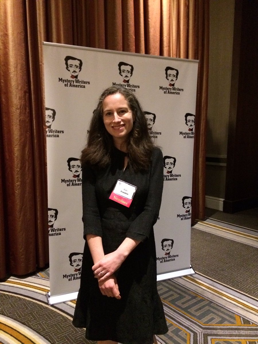 carol_weston's tweet photo. Wait? What? CONGRATS to @ruth_franklin who just won an #Edgars2017 for her #ShirleyJackson bio. Weren't we just having coffee? @DoctorSyntax https://t.co/6f0BTBKLyv