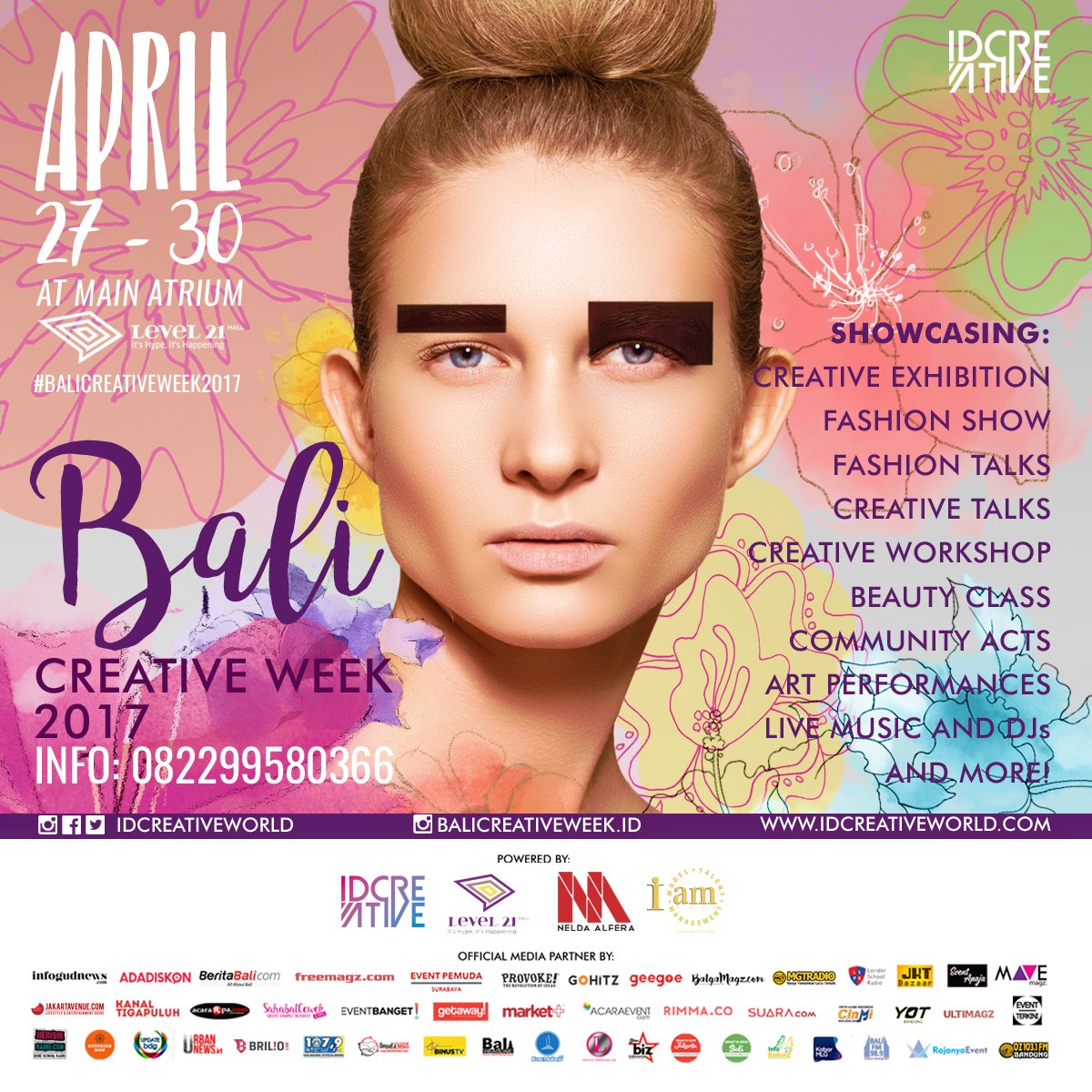 Ajang produk kreatif Indonesia di Bali! #BaliCreativeWeek2017 27-30 April 2017 di Level21Mall Info &amp; registrasi #idcreativeworld