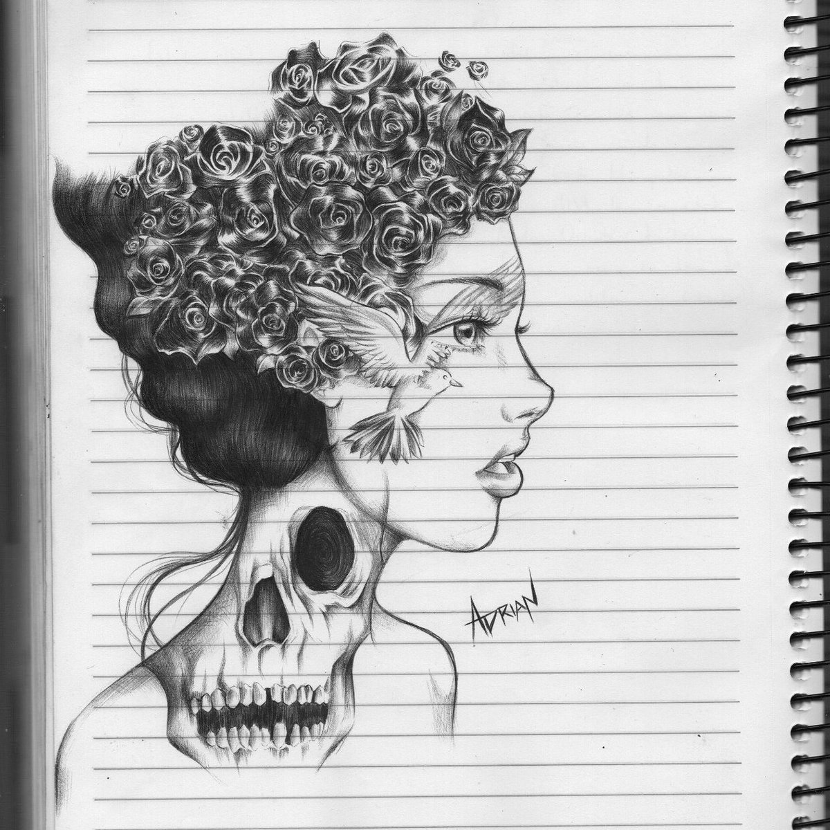 AdrianEspH's tweet image. Dibujo hecho en clase